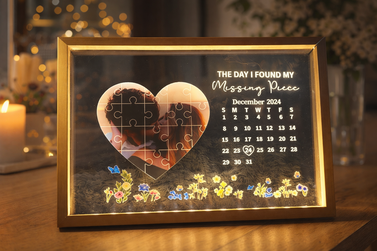 Personalized LED Illuminated Photo Frame